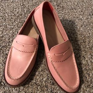 Pink Sperry Loafers